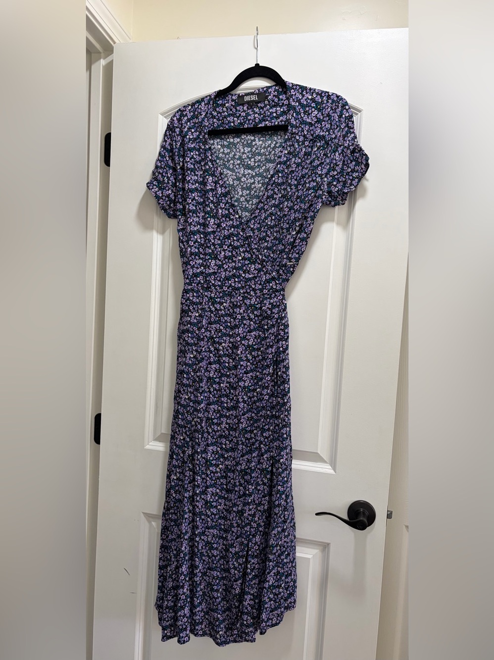 Diesel Floral Wrap Maxi Dress - Size L
